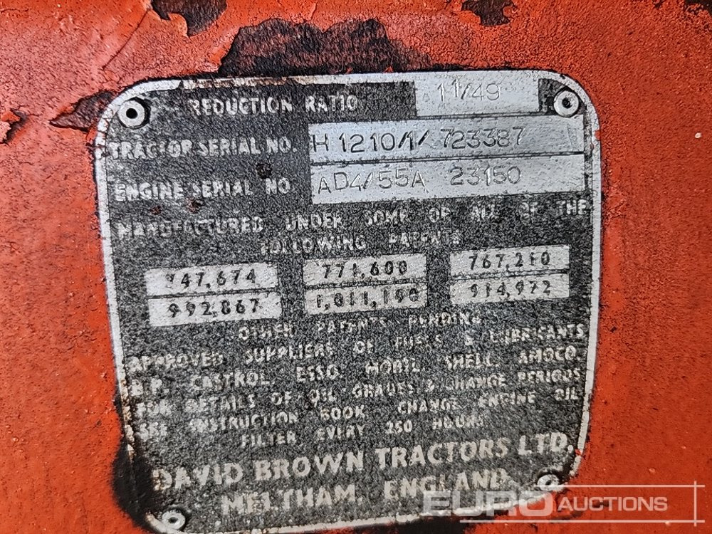 Tracteur agricole David Brown 1210: photos 44 Tracteur agricole David Brown 1210: photos 44