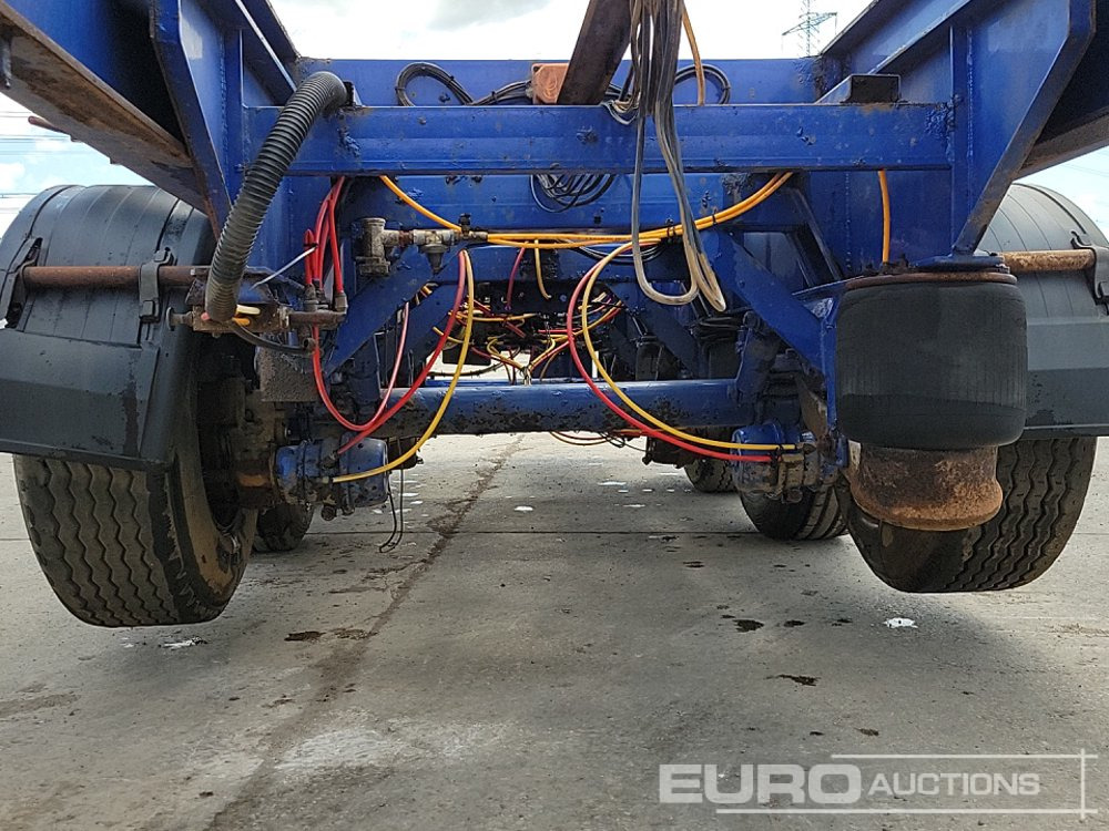 Semi-remorque plateau Dennison Trailers Tri Axle Skelton Trailer, Lift Axle: photos 24