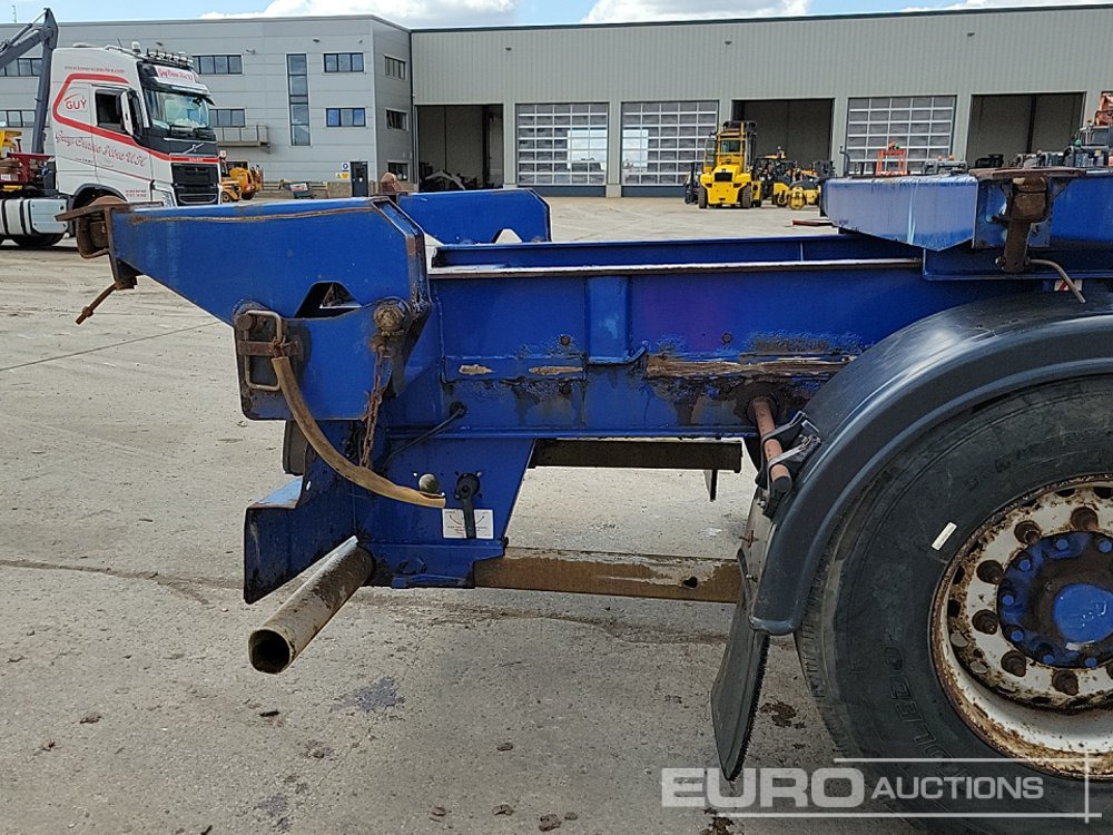 Semi-remorque plateau Dennison Trailers Tri Axle Skelton Trailer, Lift Axle: photos 17