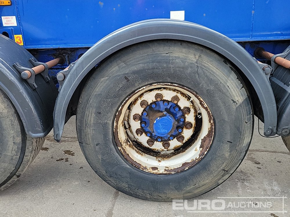 Semi-remorque plateau Dennison Trailers Tri Axle Skelton Trailer, Lift Axle: photos 13