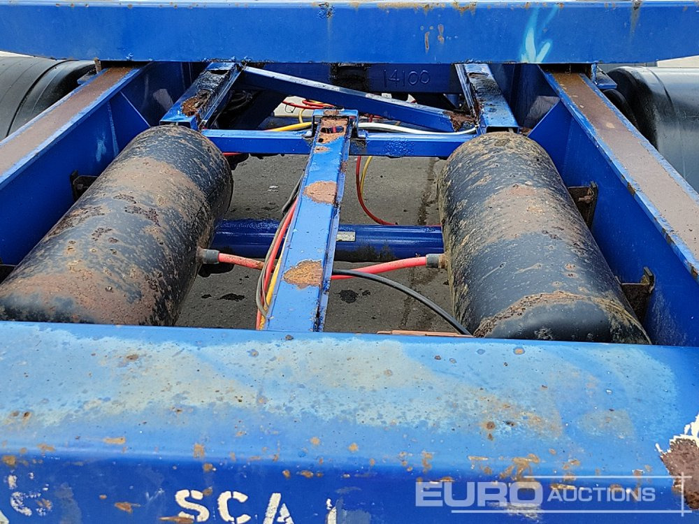 Semi-remorque plateau Dennison Trailers Tri Axle Skelton Trailer, Lift Axle: photos 16