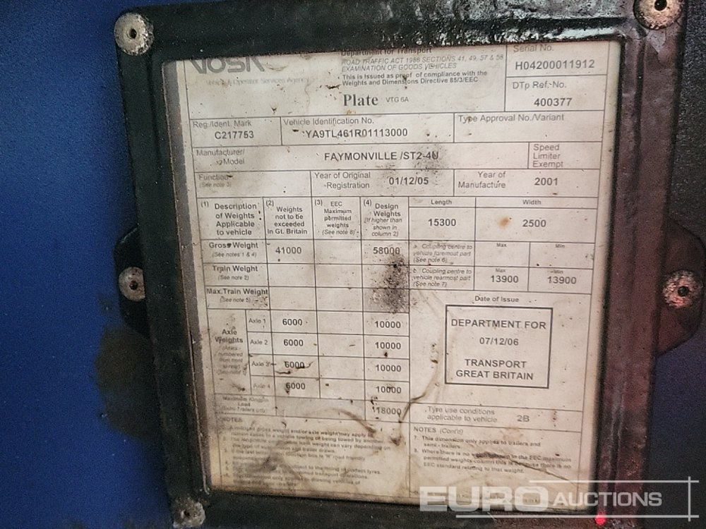 Semi-remorque surbaissé Faymonville ST2-4U: photos 46