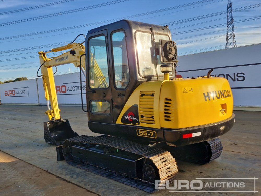 Hyundai R55-7 - Mini pelle: photos 3 Hyundai R55-7 - Mini pelle: photos 3