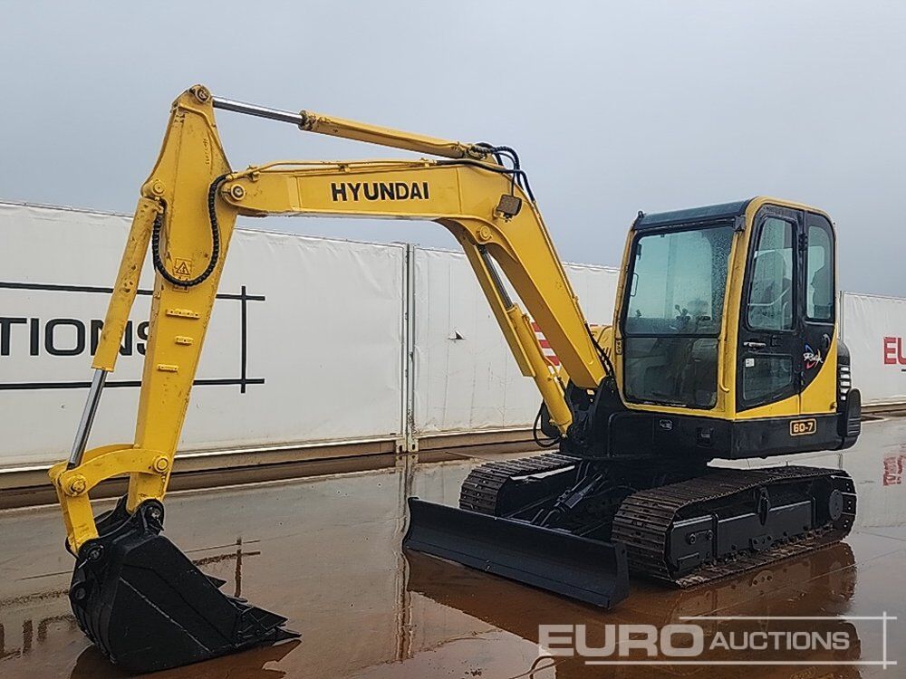Hyundai R60-7 - Mini pelle: photos 1 Hyundai R60-7 - Mini pelle: photos 1