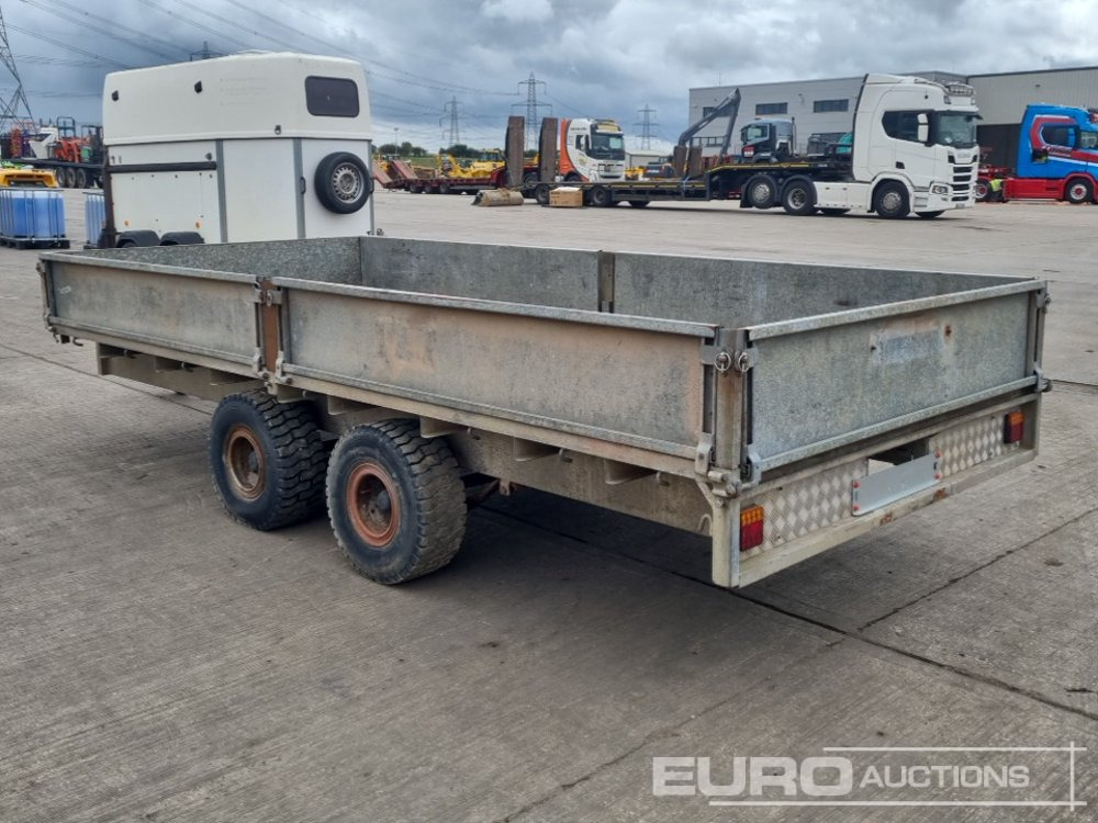 Ifor Williams LL146G 3.5 Ton Twin Axle Drop Side Plant Trailer - Remorque porte engin: photos 3 Ifor Williams LL146G 3.5 Ton Twin Axle Drop Side Plant Trailer - Remorque porte engin: photos 3