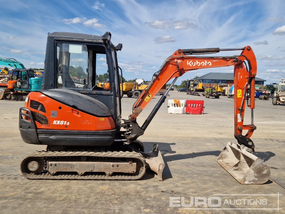 Mini pelle Kubota KX61-3: photos 6