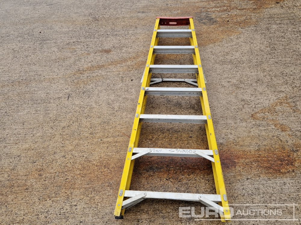 Matériel de chantier Lyte 8 Tread Fibreglass Step Ladder: photos 8