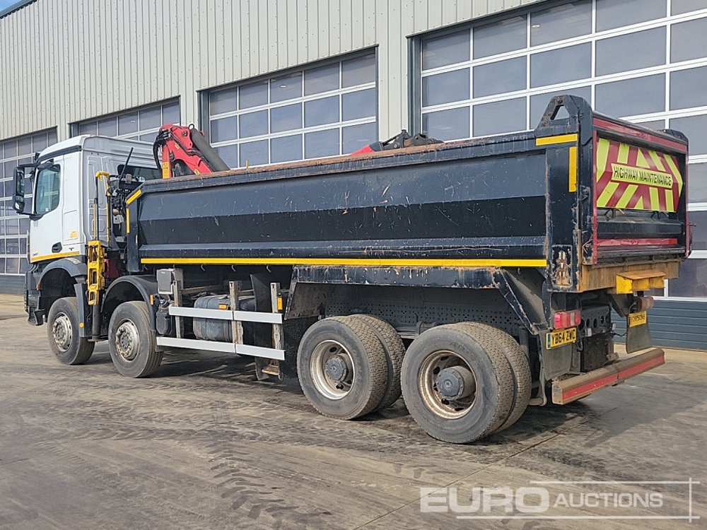 Mercedes Arocs 3240 - Camion benne, Camion grue: photos 3 Mercedes Arocs 3240 - Camion benne, Camion grue: photos 3