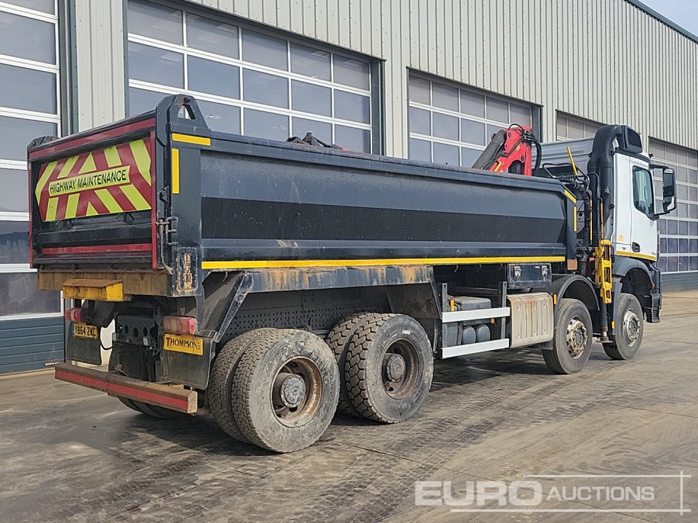 Mercedes Arocs 3240 - Camion benne, Camion grue: photos 5 Mercedes Arocs 3240 - Camion benne, Camion grue: photos 5