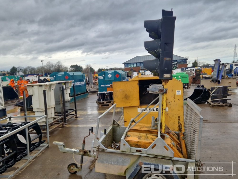 Pike Single Axle Traffic Light System Trailer, Ramp - Remorque porte engin: photos 2 Pike Single Axle Traffic Light System Trailer, Ramp - Remorque porte engin: photos 2