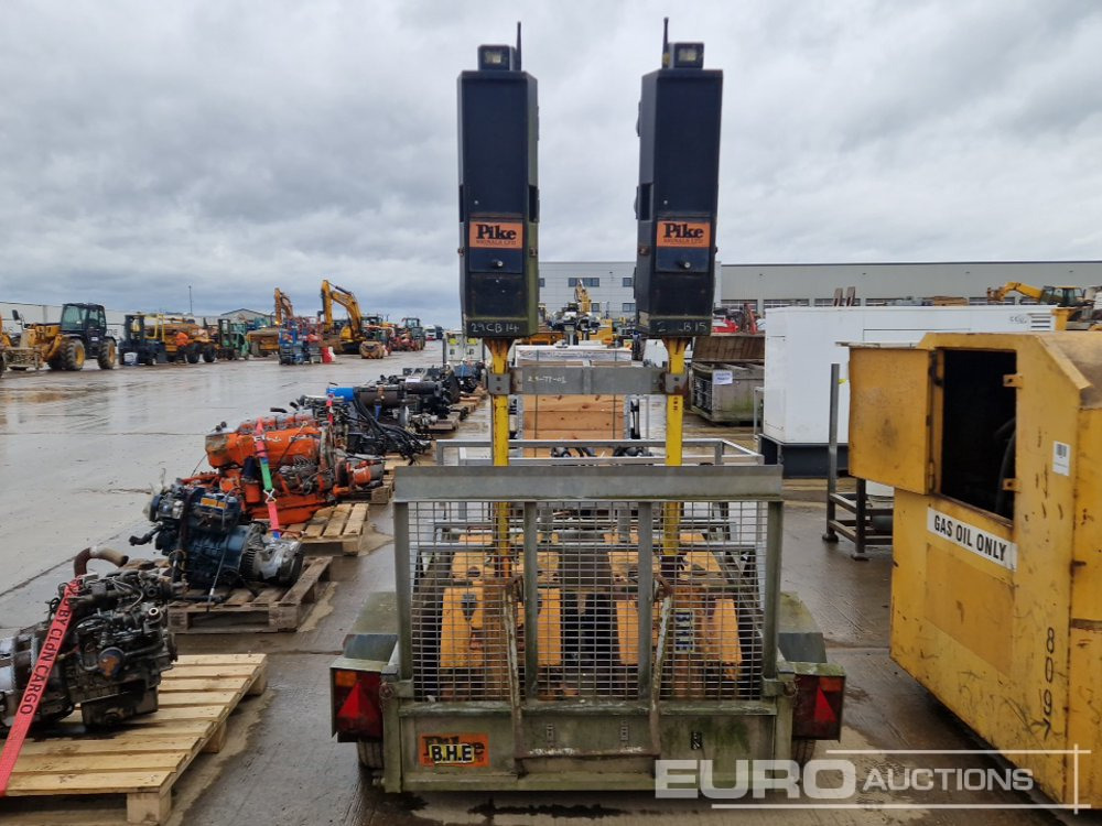 Pike Single Axle Traffic Light System Trailer, Ramp - Remorque porte engin: photos 4 Pike Single Axle Traffic Light System Trailer, Ramp - Remorque porte engin: photos 4