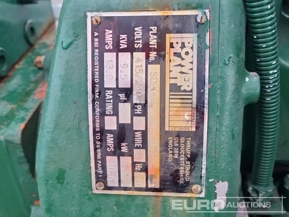 Groupe électrogène Power Plant 9.5kVA Generator, Lister Petter Engine: photos 30 Groupe électrogène Power Plant 9.5kVA Generator, Lister Petter Engine: photos 30