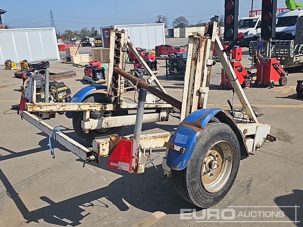 Seb International Single Axle Cable Reel Trailer - Remorque porte engin: photos 5 Seb International Single Axle Cable Reel Trailer - Remorque porte engin: photos 5