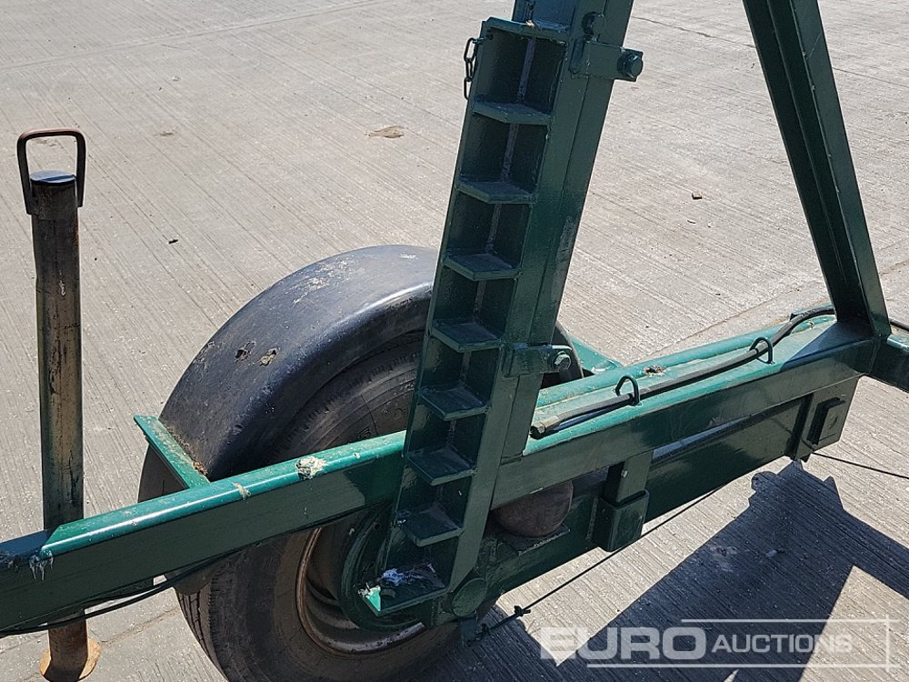Remorque porte engin Single Axle Cable Drum Trailer: photos 12