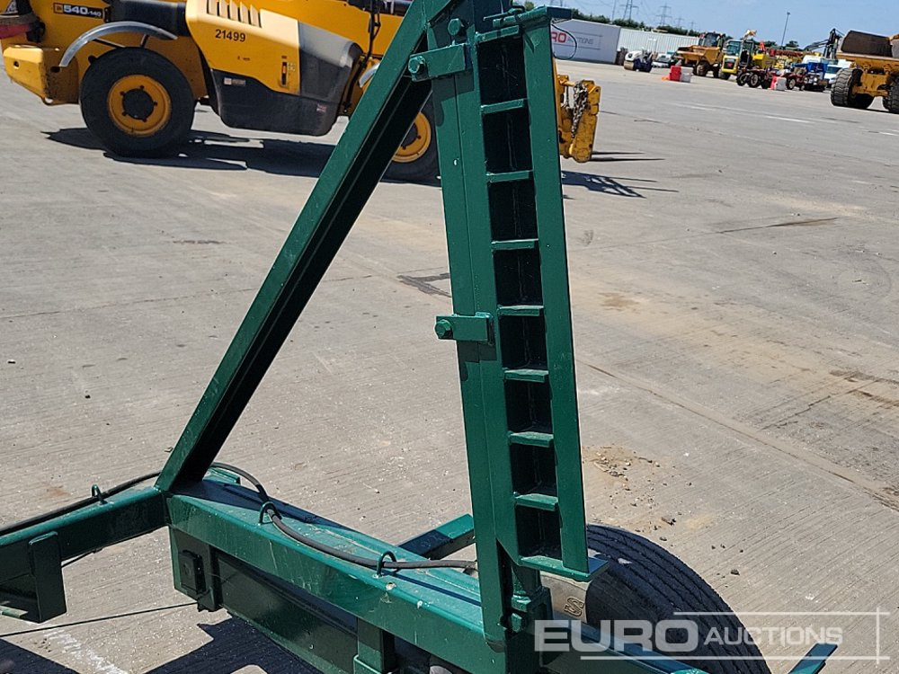 Remorque porte engin Single Axle Cable Drum Trailer: photos 11