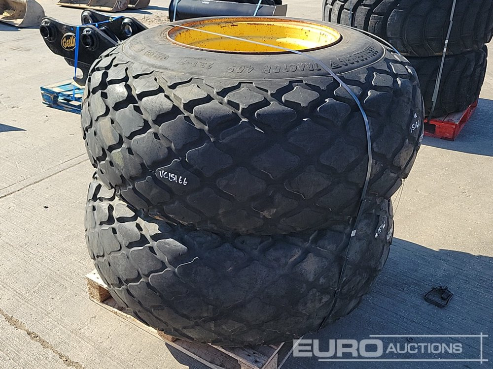Trelleborg 23.1-26 Tyre & Rim (2 of) - Pneu: photos 1 Trelleborg 23.1-26 Tyre & Rim (2 of) - Pneu: photos 1