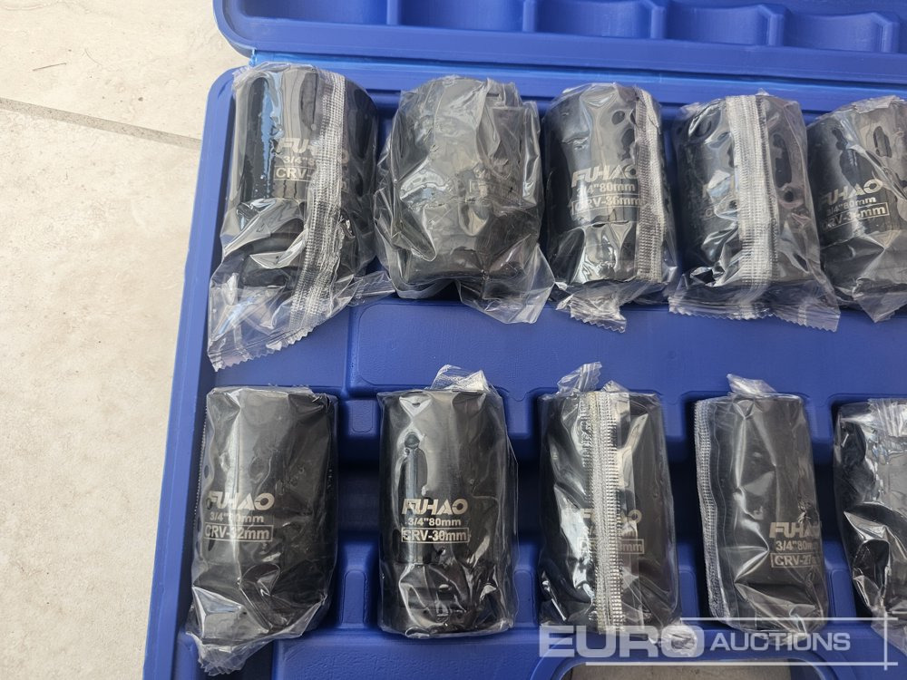 Unused 12Pcs 3/4" Impact Socket Set (24-41mm) - Équipement de garage: photos 3 Unused 12Pcs 3/4" Impact Socket Set (24-41mm) - Équipement de garage: photos 3