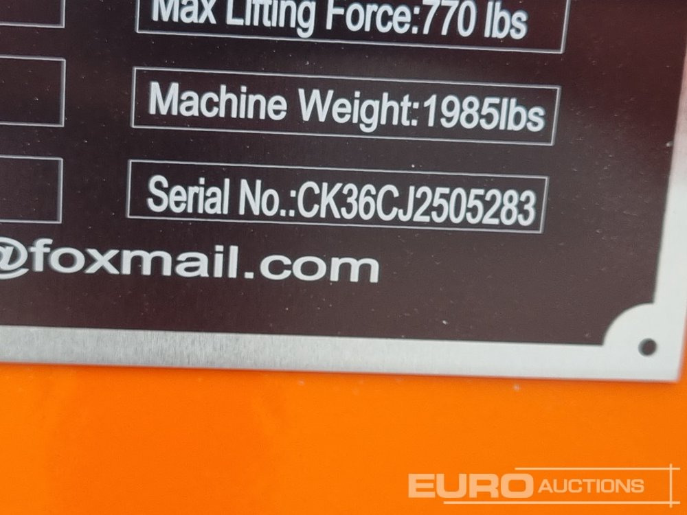 Mini chargeuse Unused 2025 Captok CK36C: photos 42