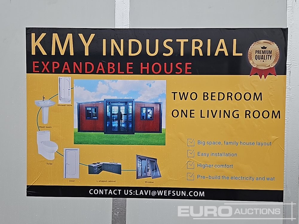 Conteneur maritime Unused 2025 KMY Industrial Expandable Container House (Cannot Be Reconsigned): photos 15