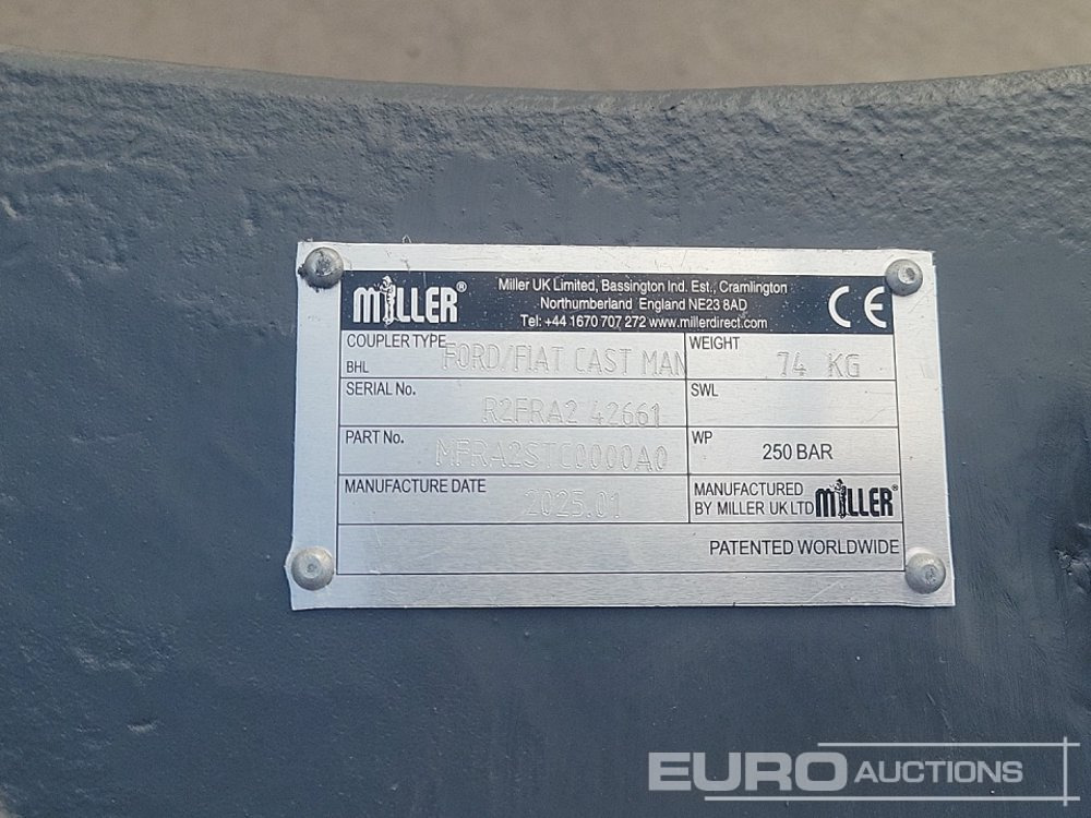 Attache rapide Unused 2025 Miller Manual QH 45mm Pin to suit 4-6 Ton Excavator: photos 17