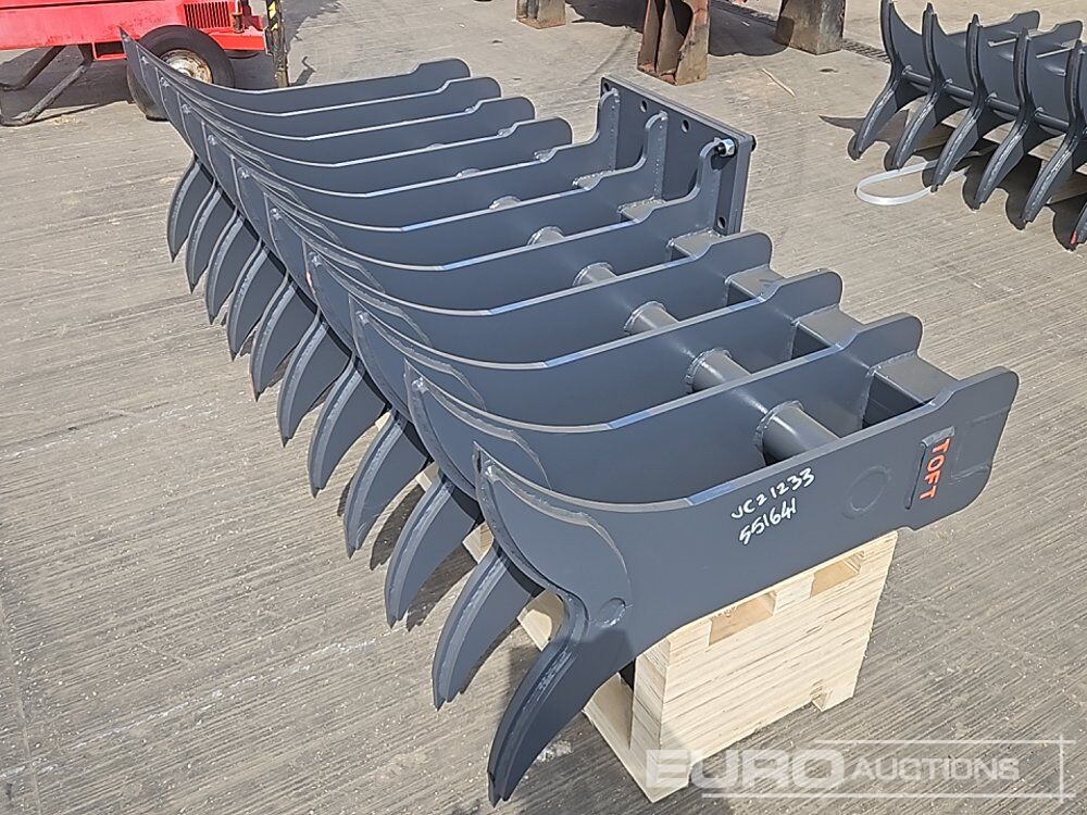 Unused 2026 Toft 72" Double Sided Root Rake - Godet: photos 1 Unused 2026 Toft 72" Double Sided Root Rake - Godet: photos 1