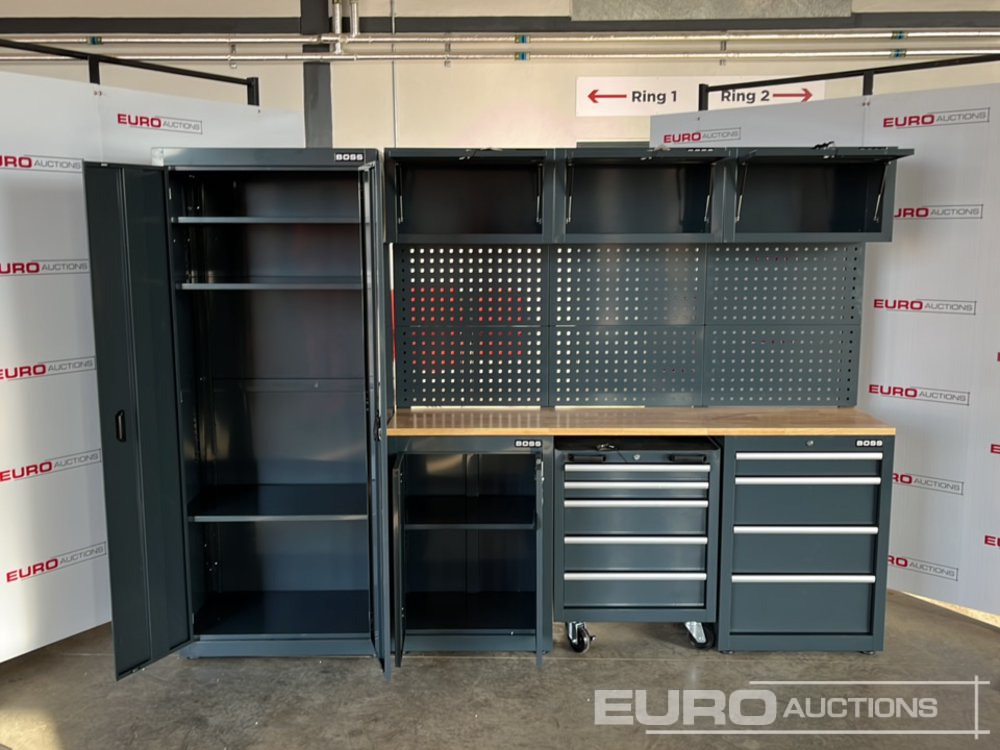 Unused Boss 2.6m 9 Drawer, 5 Cabinet Tool Station - Matériel de chantier: photos 4 Unused Boss 2.6m 9 Drawer, 5 Cabinet Tool Station - Matériel de chantier: photos 4
