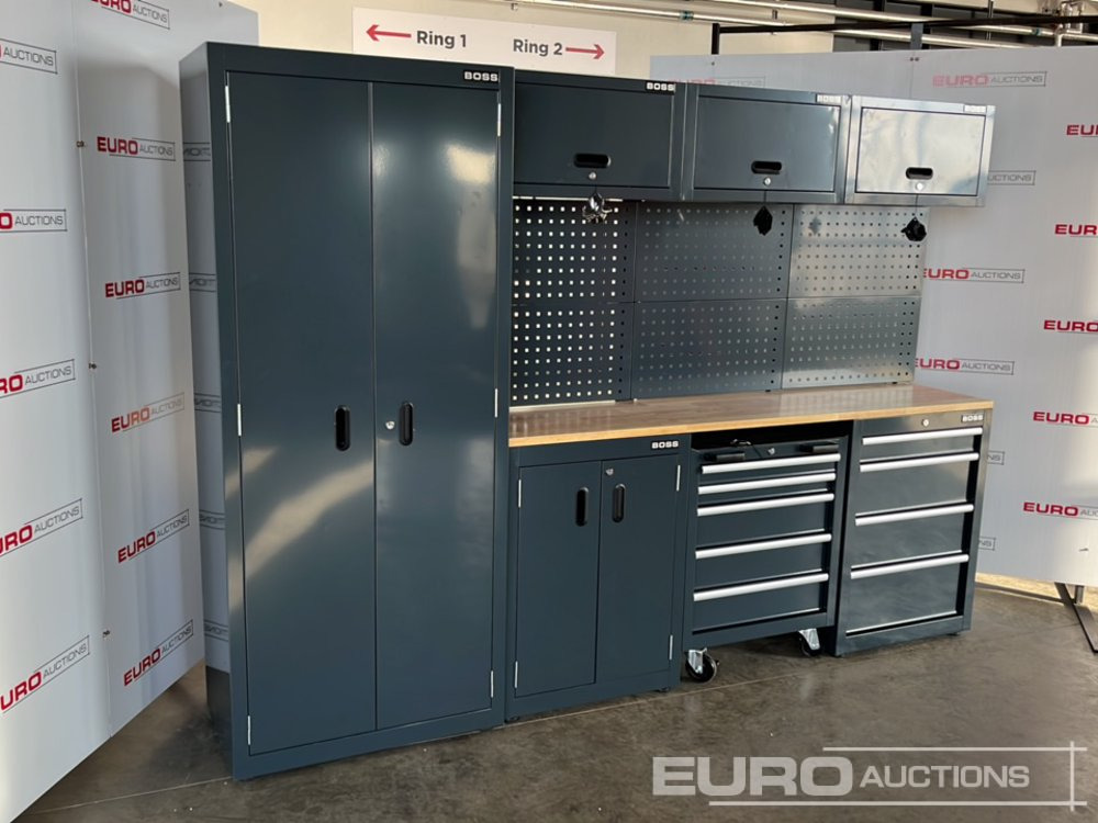 Unused Boss 2.6m 9 Drawer, 5 Cabinet Tool Station - Matériel de chantier: photos 3 Unused Boss 2.6m 9 Drawer, 5 Cabinet Tool Station - Matériel de chantier: photos 3