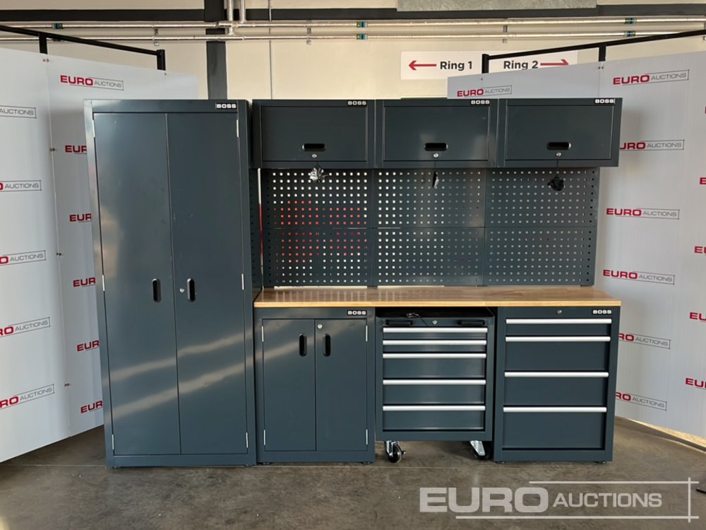 Unused Boss 2.6m 9 Drawer, 5 Cabinet Tool Station - Matériel de chantier: photos 2 Unused Boss 2.6m 9 Drawer, 5 Cabinet Tool Station - Matériel de chantier: photos 2