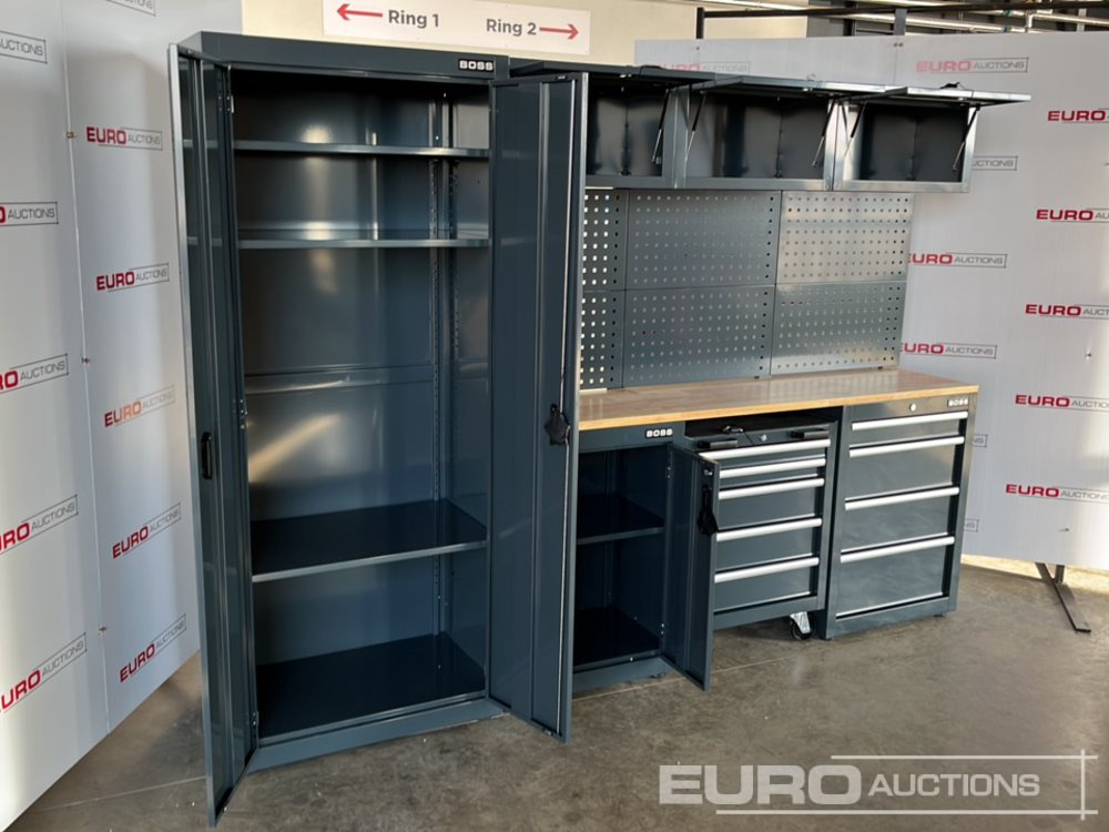 Unused Boss 2.6m 9 Drawer, 5 Cabinet Tool Station - Matériel de chantier: photos 5 Unused Boss 2.6m 9 Drawer, 5 Cabinet Tool Station - Matériel de chantier: photos 5