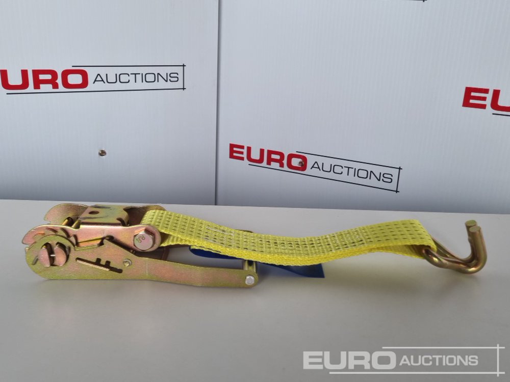 Matériel de chantier Unused Boss 4M x 50mm 5 Ton Ratchet Straps with Sling (4 of): photos 15
