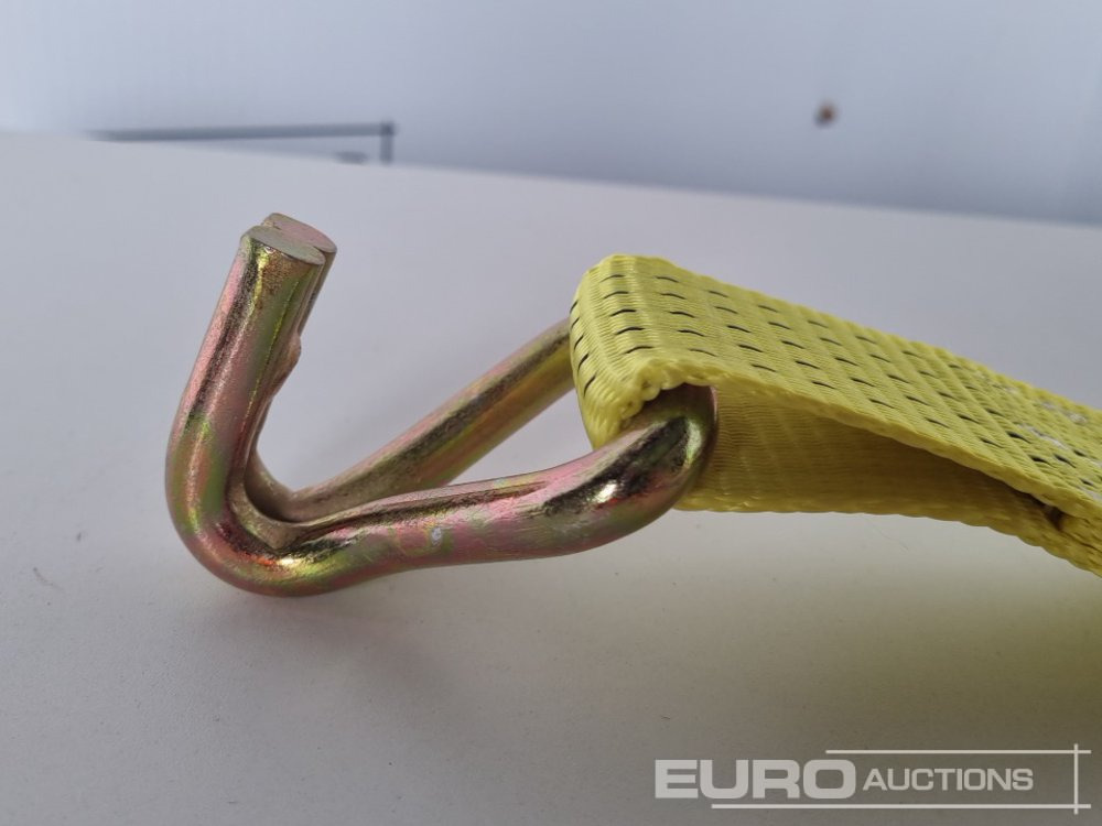 Matériel de chantier Unused Boss 4M x 50mm 5 Ton Ratchet Straps with Sling (4 of): photos 14