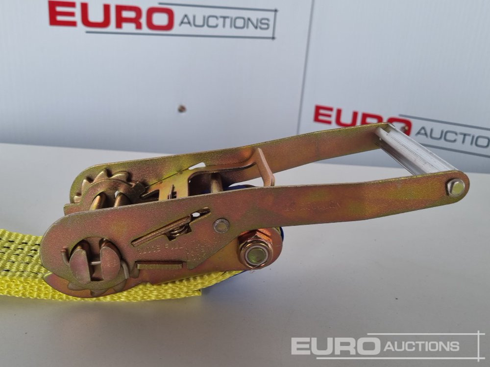 Matériel de chantier Unused Boss 4M x 50mm 5 Ton Ratchet Straps with Sling (4 of): photos 14