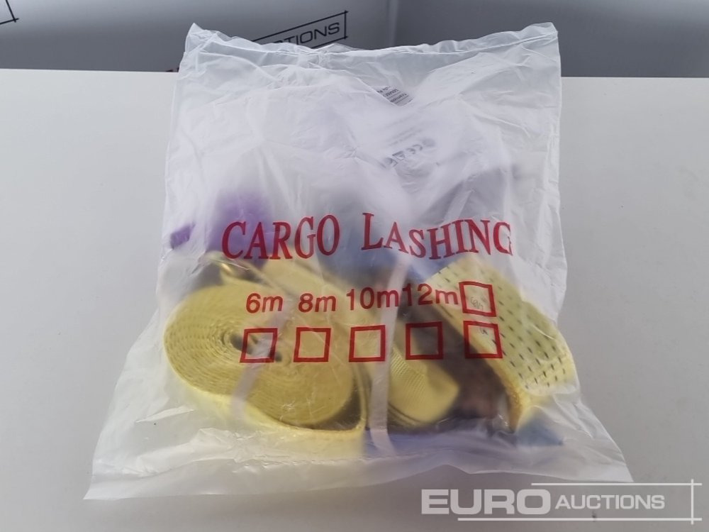 Matériel de chantier Unused Boss 4M x 50mm 5 Ton Ratchet Straps with Sling (4 of): photos 28