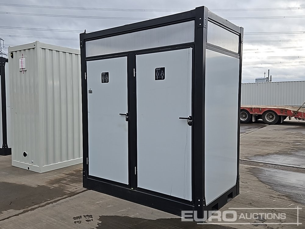 Unused Double Toilet Unit (Cannot Be Reconsigned) - Conteneur maritime: photos 1 Unused Double Toilet Unit (Cannot Be Reconsigned) - Conteneur maritime: photos 1