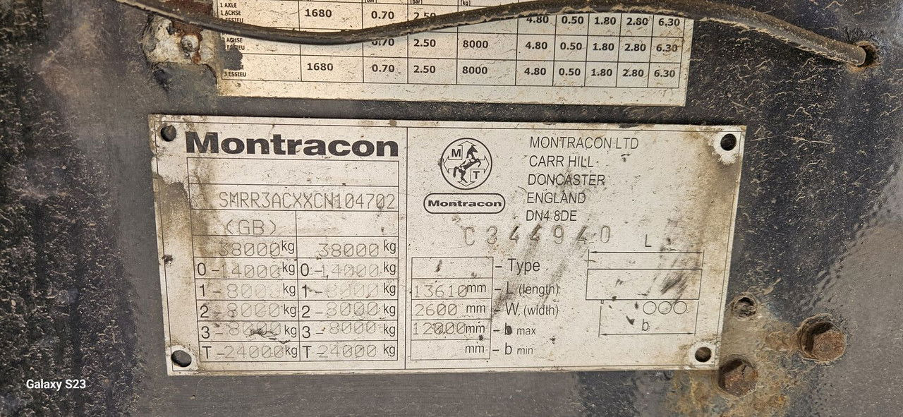 Semi-remorque frigorifique Montracon: photos 6