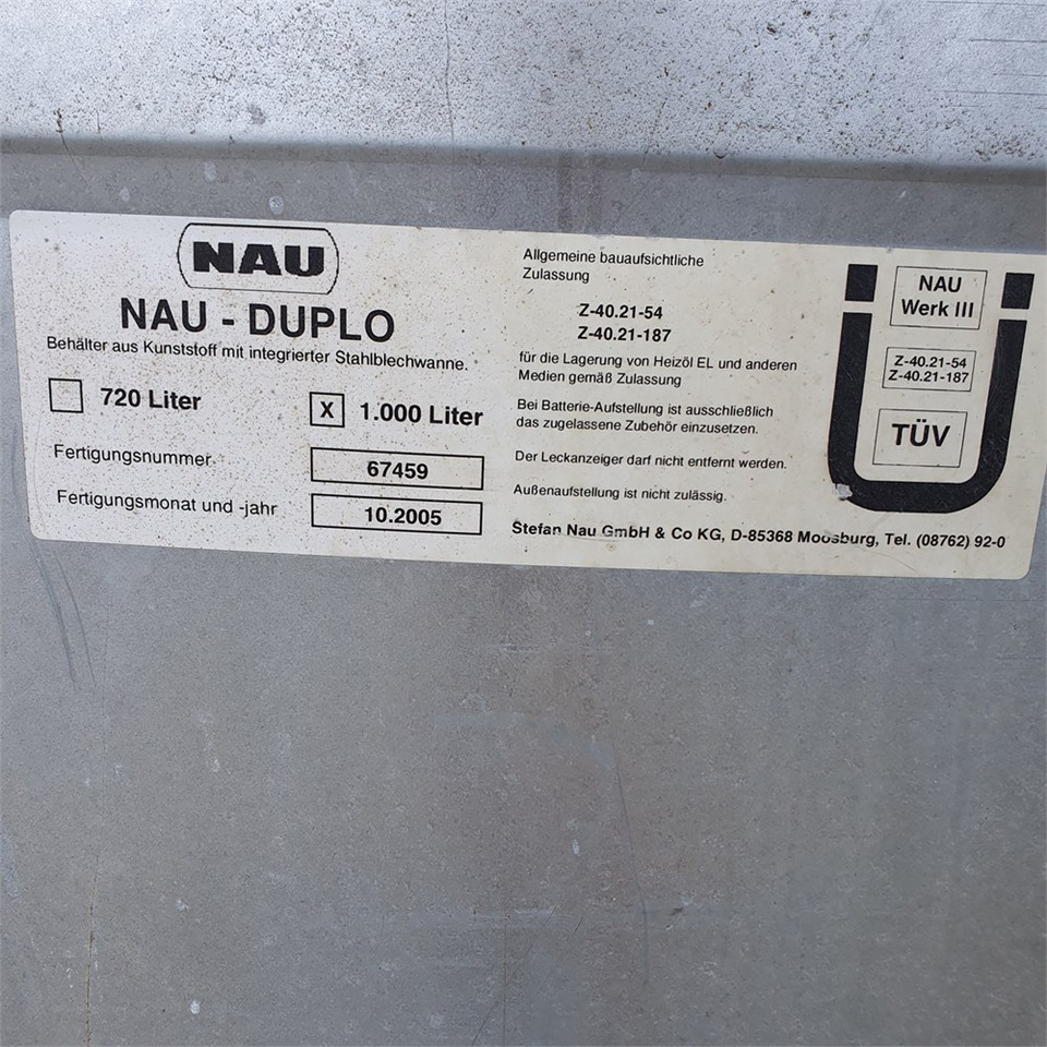 ABC 1000 Liter - Cuve de stockage: photos 3 ABC 1000 Liter - Cuve de stockage: photos 3