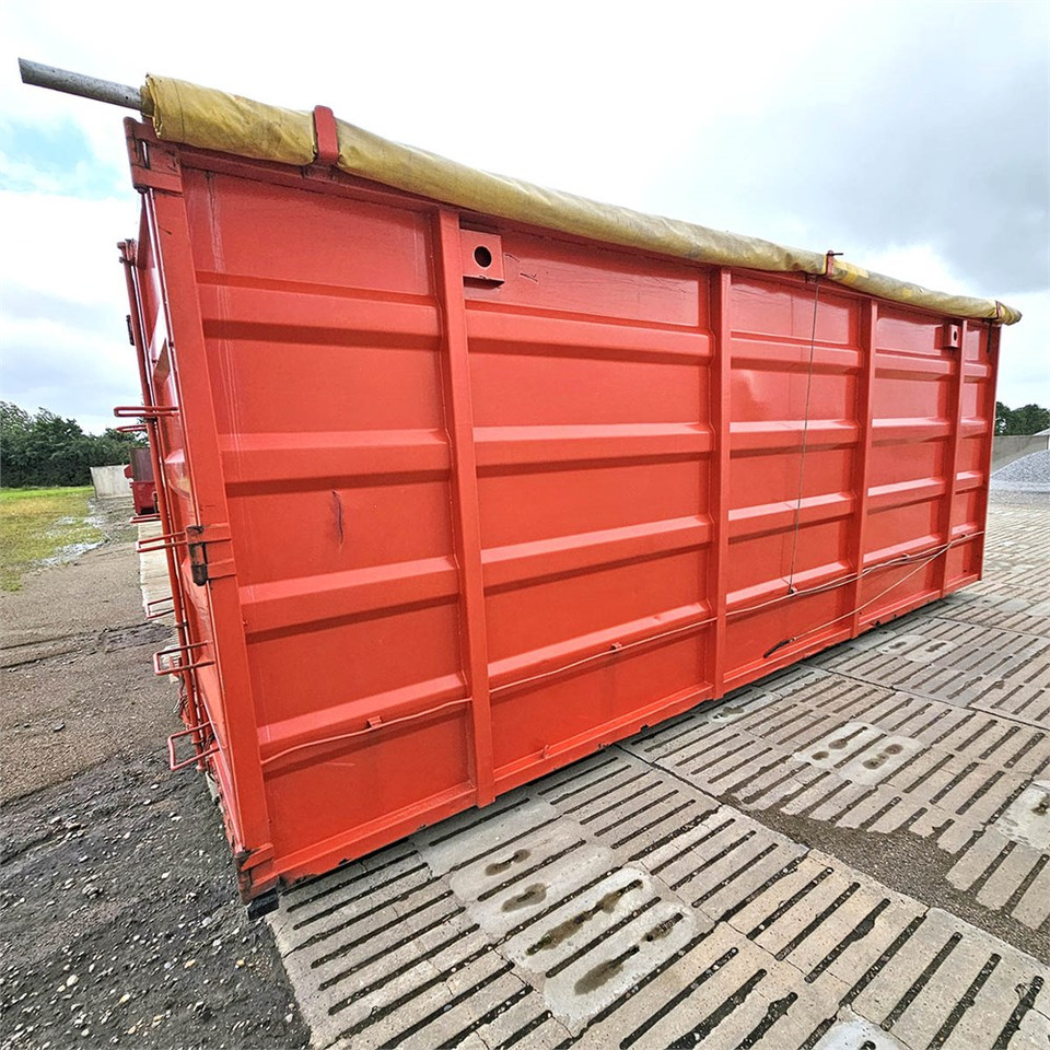 ABC Træfliscontainer med pressening. - Benne ampliroll: photos 3 ABC Træfliscontainer med pressening. - Benne ampliroll: photos 3
