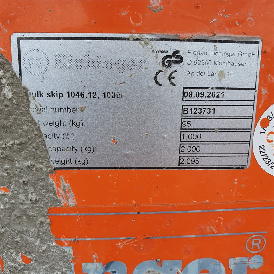 Bétonnière Eichinger 1000 liter: photos 6