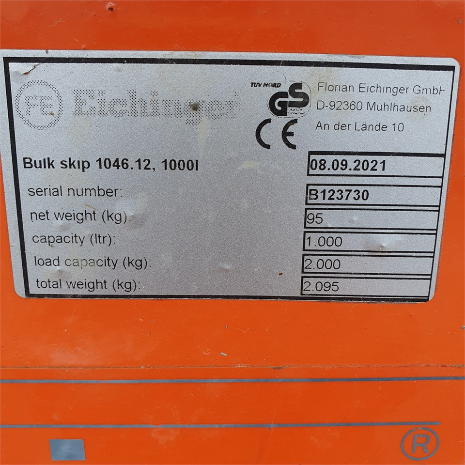 Bétonnière Eichinger 1000 liter: photos 7