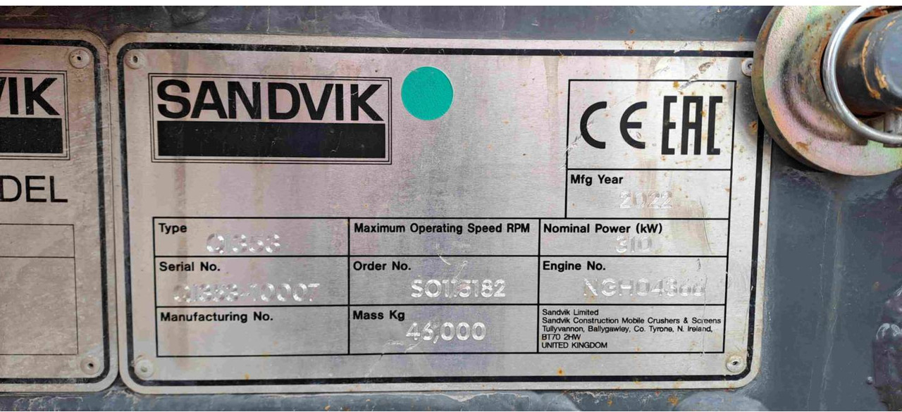 Concasseur SANDVIK MINING & CONSTRUCTION QI353: photos 6
