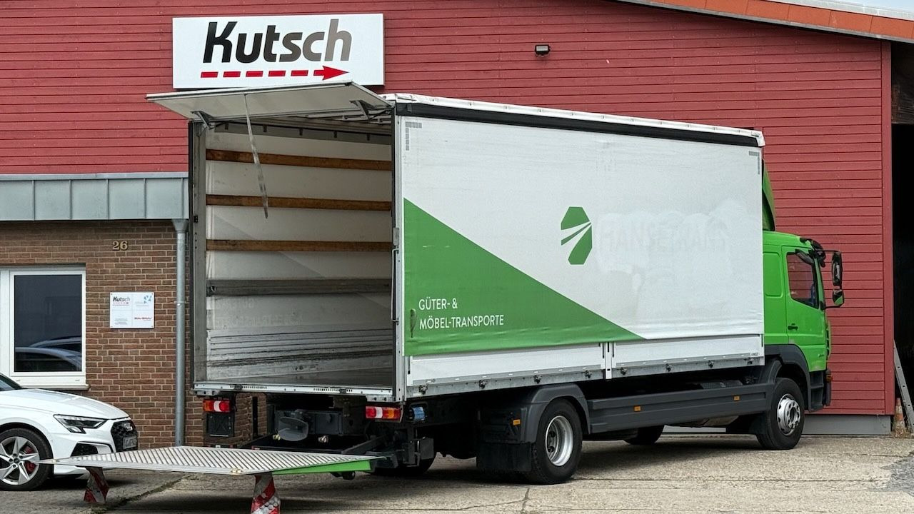 Mercedes-Benz Atego 1624L Pritsche/Plane, Ladebordwand - Camion à rideaux coulissants: photos 3 Mercedes-Benz Atego 1624L Pritsche/Plane, Ladebordwand - Camion à rideaux coulissants: photos 3
