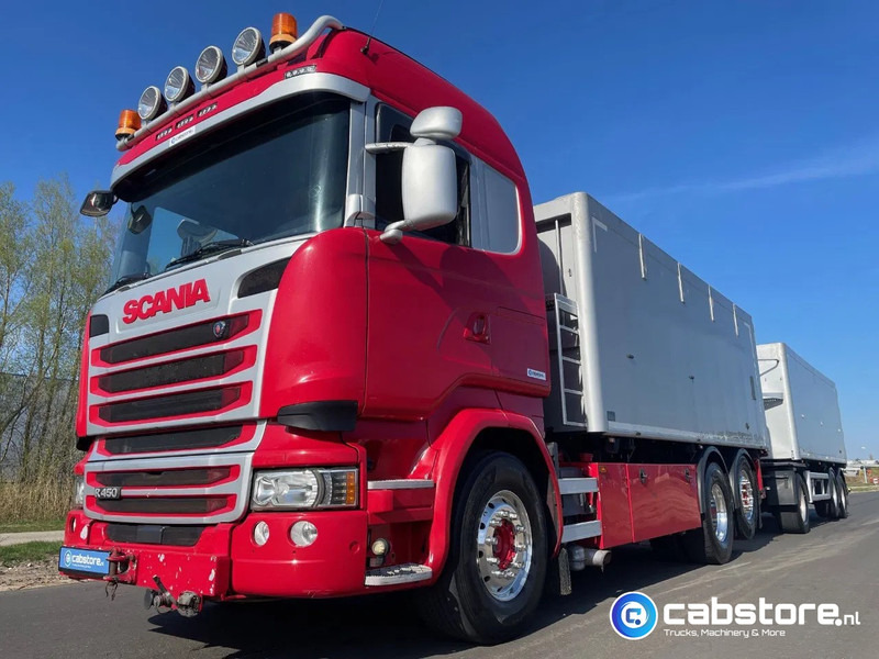 Scania R450 LB6X2*4HNB Euro 6 - Year 2016 - RETARDER - ALUMINIUM kipper + FLOOR kipper aanhangwagen - Good Condition !! - Camion benne: photos 3 Scania R450 LB6X2*4HNB Euro 6 - Year 2016 - RETARDER - ALUMINIUM kipper + FLOOR kipper aanhangwagen - Good Condition !! - Camion benne: photos 3