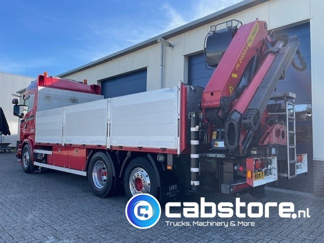 Scania R520 LB6X2*4HNB Euro 6 - Bouwjaar 2013 - Highline - Opticruise - Open box + Palfinger PK 24001-K B Autolaadkraan - Good condition ! - Camion plateau, Camion grue: photos 5 Scania R520 LB6X2*4HNB Euro 6 - Bouwjaar 2013 - Highline - Opticruise - Open box + Palfinger PK 24001-K B Autolaadkraan - Good condition ! - Camion plateau, Camion grue: photos 5