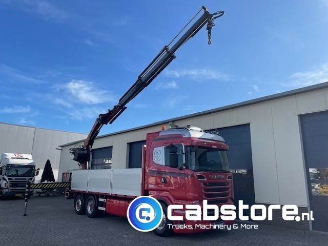 Camion grue Scania R520  LB6X2*4HNB Euro 6 - Bouwjaar 2013 - Highline - Opticruise  - Open box + Palfinger PK 24001-K B Autolaadkraan - Good condition !: photos 7