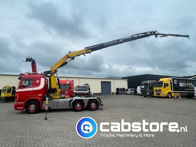 Scania G 400 A 6X2*4 HNA Euro 5 - Handgeschakeld - FASSI F455XP + JIP Autolaadkraan - Bouwjaar 2010 - Km 748.730 - Very good condition !! - Tracteur routier: photos 4 Scania G 400 A 6X2*4 HNA Euro 5 - Handgeschakeld - FASSI F455XP + JIP Autolaadkraan - Bouwjaar 2010 - Km 748.730 - Very good condition !! - Tracteur routier: photos 4