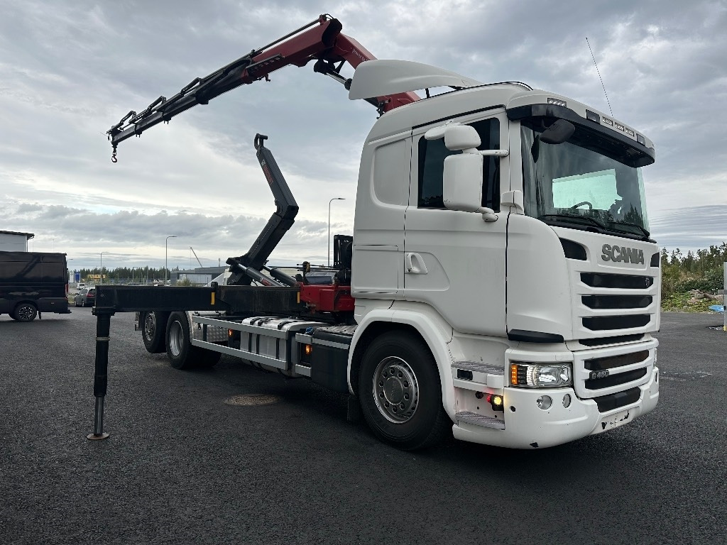 Scania G450 6x2*4 HMF 2120 - Camion grue: photos 3 Scania G450 6x2*4 HMF 2120 - Camion grue: photos 3