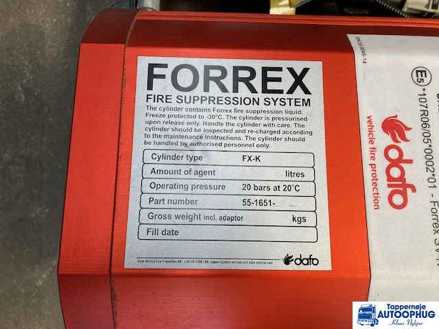 FORREX FIRE SUPPRESSION SYSTEM 55-1651- - Système électrique pour Camion: photos 2 FORREX FIRE SUPPRESSION SYSTEM 55-1651- - Système électrique pour Camion: photos 2