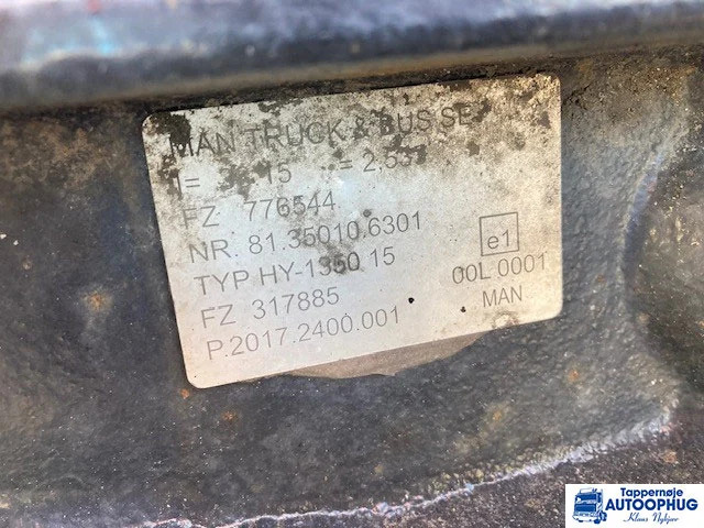 MAN HY1350 – 2.53 – MAN 81.35010-6301 - Différentiel pour Camion: photos 3 MAN HY1350 – 2.53 – MAN 81.35010-6301 - Différentiel pour Camion: photos 3