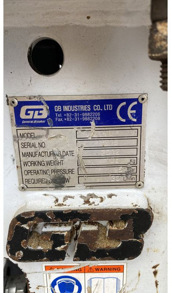 GB 60 - Marteau hydraulique pour Engins de chantier: photos 5 GB 60 - Marteau hydraulique pour Engins de chantier: photos 5