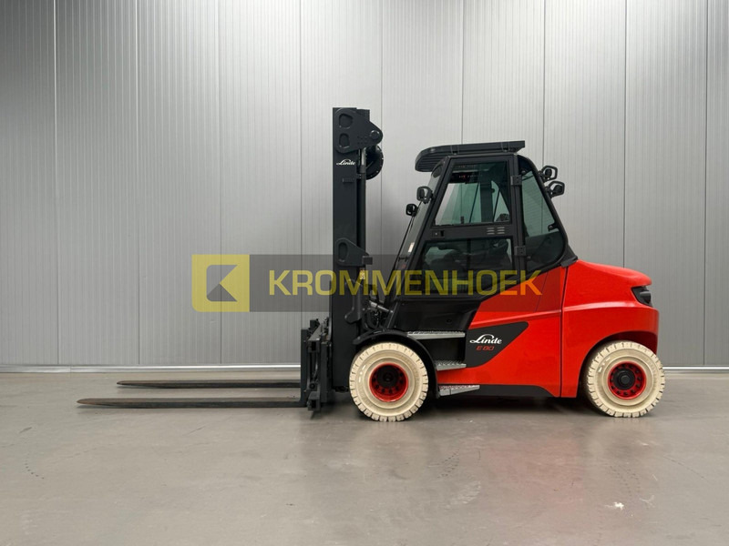 Linde E 80-900 - Chariot élévateur électrique: photos 1 Linde E 80-900 - Chariot élévateur électrique: photos 1